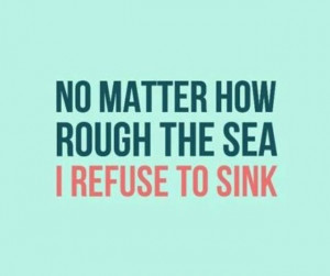 refuse to sink⚓