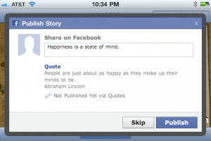 Facebook Quotes iPhone App & Review