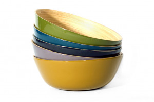 Lacquered Bamboo Bowl