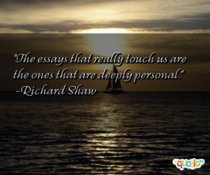 Quotes about Essays