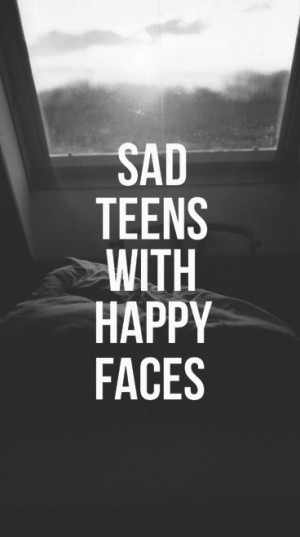 quote Black and White life happy depression sad words view teens ...