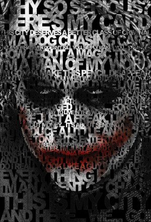 Joker, in quotes (The Dark Knight): Comic, The Jokers, Jokers Quotes ...