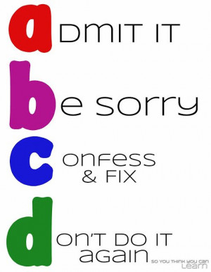 Repentance FHE abcd of repentance with a dice to shake to talk about ...