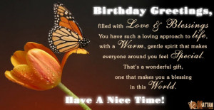 Have a Nice Time! ~ Birthday Quote