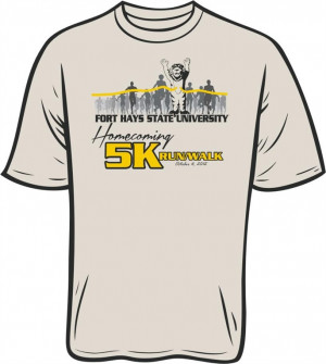 Tiger Run 5k 5k run/walk t-shirt 2012