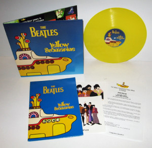 yellow submarine songtrack yellow vinyl issue with ultra rare press