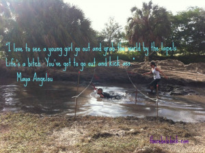 warrior dash photo, quotes about travel