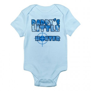 Blue Gifts > Blue Baby > Daddy's Little Hunter Boy Infant Creeper