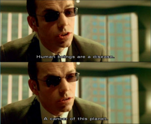Agent Smith Matrix Quotes http://bloodybrilliantmoviecaps.tumblr.com ...