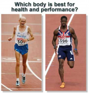 Marathon vs Sprinter Body Anthony Mychal