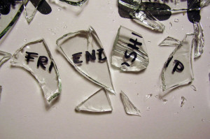 broken, broken friendship, friendship, glass