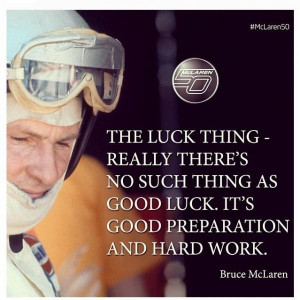 Good luck quotes best positive sayings bruce mclaren