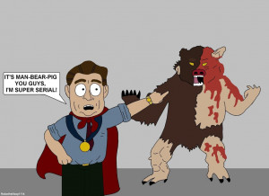 South Park - Al Gore And Man-Bear-Pig by RobotHellboy1114