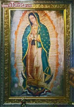 Immagine La Madonna di Guadalupe a Città del Messico. Questa icona si ...