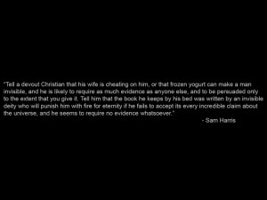 minimalistic text quotes atheism christianity monochrome sam harris ...