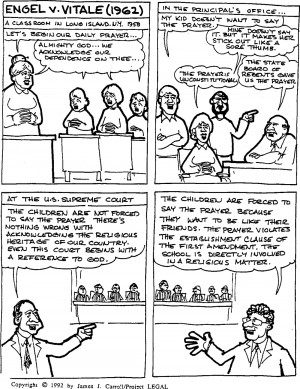 Court Case Gideon V Wainwright Cartoon