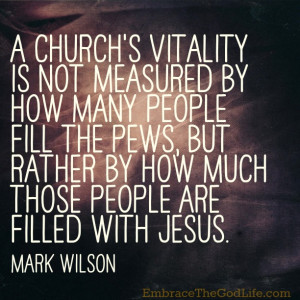 Monday Quote: Church Vitality