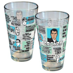 ... about Official Fx ISIS Mallory STERLING ARCHER QUOTES Pint Beer GLASS