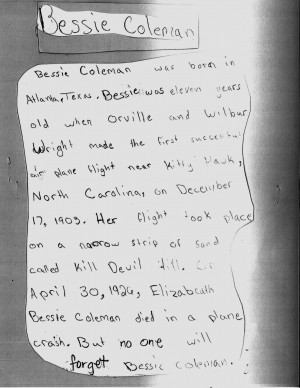 ... , Elizabeth Bessie Coleman Quotes , Elizabeth Bessie Coleman Death