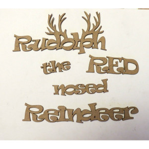Red Nosed Reindeer (Titles Quotes Sayings Christmas Rudolph the Red ...