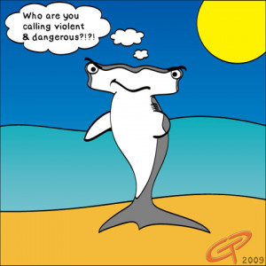 Hammerhead sharks: a dangerous and violent species?
