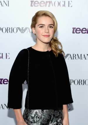 Actress Kiernan Shipka attends the Teen Vogue Young Hollywood party on ...