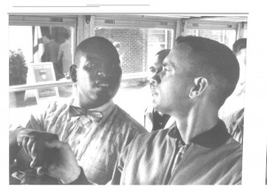 Forrest, lets sleep with our backs together so we don't get our heads ...