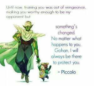 Piccolo is one of my favorite characters his character development was ...