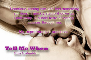 Pre Release Event + Giveaway} Tell Me When by Stina Lindenblatt