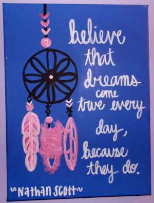 One Tree Hill canvas painting by kaylacarter23 on Etsy, $17.00