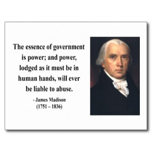 James Madison Quote 5b Postcard