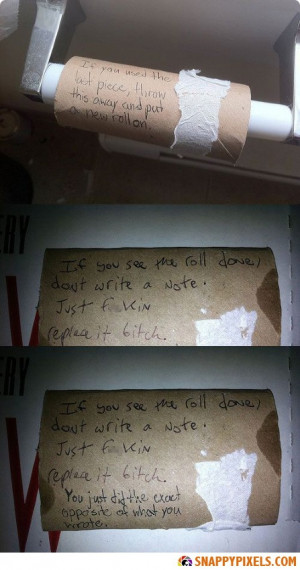 Funny Roommate Notes