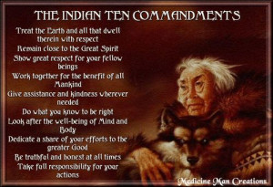 10 Indian Commandments Native American Quotes, Native American Indians ...