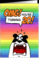 OMG! you’re turning 20! card - Product #202680