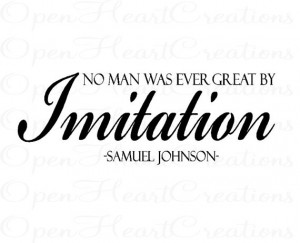 Man Was Every Great by Imitation Vinyl Wall Quote - Wall Decal Quote ...