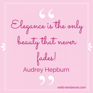 Audrey is famous for all kinds of quotes, but this might be the one ...