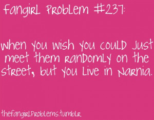 Fangirls have problems too, no matter who or what we are fangirling ...