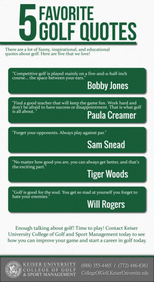 Five Favorite Golf Quotes
