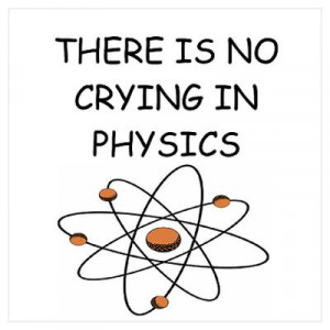 CafePress > Wall Art > Posters > funny physics Poster
