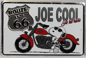 sign joe cool style peanuts tin sign joe cool style