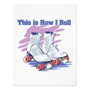 How I Roll (Roller Skates) Personalized Announcement
