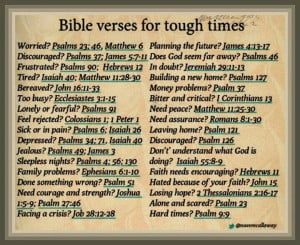 Bible verse for hard times