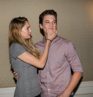 ... Woodley and Miles Teller for The Spectacular NowShailene Woodley