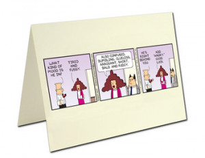 Home > Scott Adams Never Become Pointy Quote Card