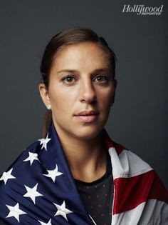 Carli Lloyd, USWNT soccer midfielder, poses for The Hollywood reporter ...