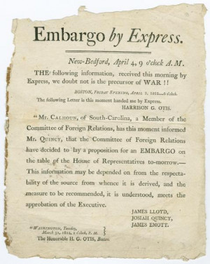 Embargo by Express.(1812.)