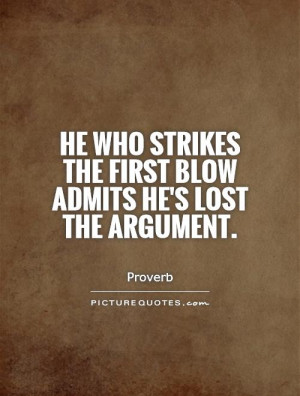 Argument Quotes and Sayings