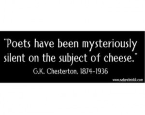 Bumper Sticker: G.K. Chesterton Quo te ...