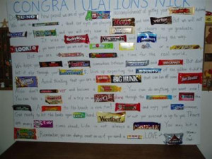 Graduation Candy Bar Card for Nick