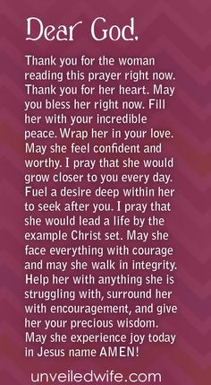 from unveiled wife prayer of the day a blessing for women